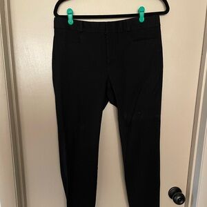 Black Cropped Dress Pants